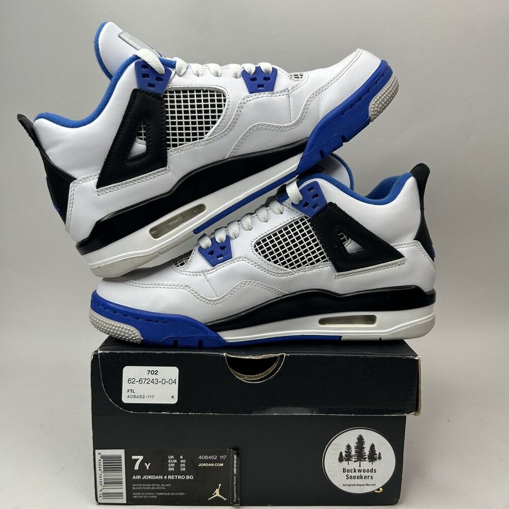 Nike Air Jordan 4 Retro BG “Motorsport” 2023 - Picture 3 of 8